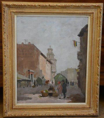 Cor Noltee (1903-1967) - Stadsgezicht