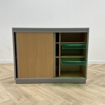 Galvanitas schoolkast vv 4 legborden en 2 lades  92x120x42, Ophalen of Verzenden, Gebruikt