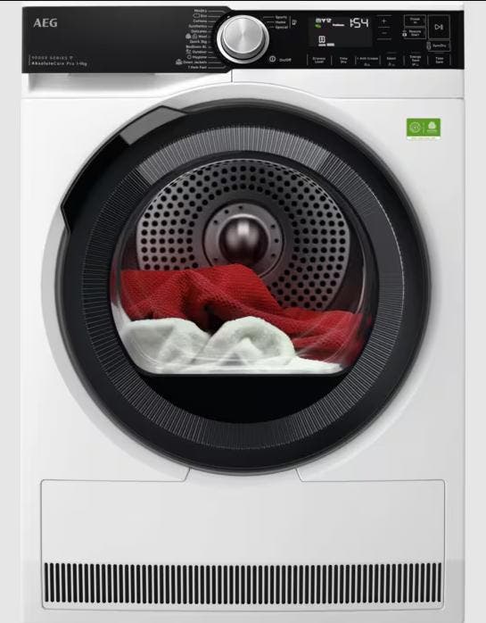 AEG TR959V6BC - Warmtepompdroger - 9 kg - AbsoluteCare &, Witgoed en Apparatuur, Wasdrogers, Nieuw, Voorlader, 85 tot 90 cm, Ophalen of Verzenden
