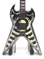 Miniatuur replica Wylde gitaar Zakk Wylde Blck Label Society, Ophalen of Verzenden, Nieuw, Pop, Beeldje of Miniatuur