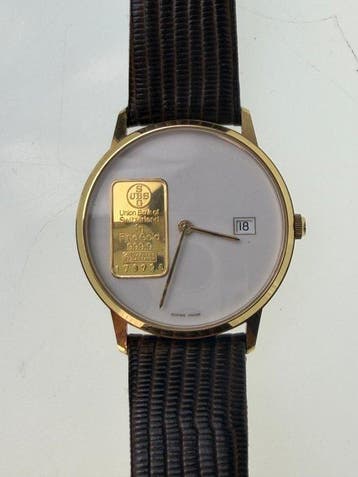 UBS - Fine Gold 999.9 - Zonder minimumprijs - L0284 - Heren, Sieraden, Tassen en Uiterlijk, Horloges | Heren, Nieuw
