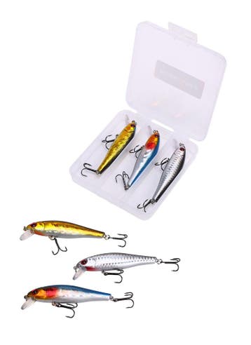 Fish4All Hardlure Kit Minnow 1 Floating Pluggen Set 8.6cm, Verzenden, Nieuw, Overige typen