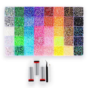 Strasssteentjes Set 40 Kleuren – ca. 32.000 Stuks, Verzenden, Nieuw