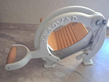 Raadvad - Ove Larsen - Broodsnijmachine - 294 - Staal, Hout, Antiek en Kunst