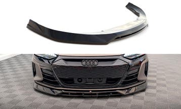 Voorspoiler V.3 Audi E-Tron GT & RS GT Maxton Glans Zwart, Ophalen of Verzenden, Nieuw