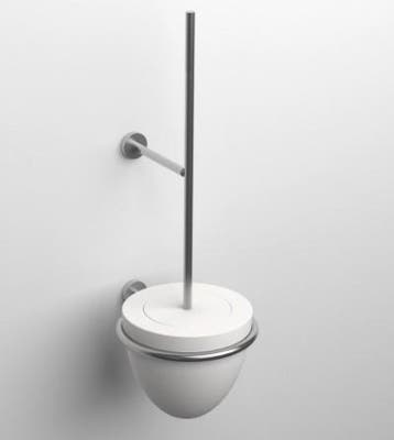 Clou Slim Toiletborstelgarnituur – 13,2 x 37 cm – RVS, Ophalen of Verzenden, Nieuw, Chroom, Bad