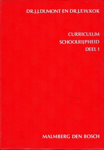 Curriculum Schoolrijpheid deel 1, Verzenden, Nieuw