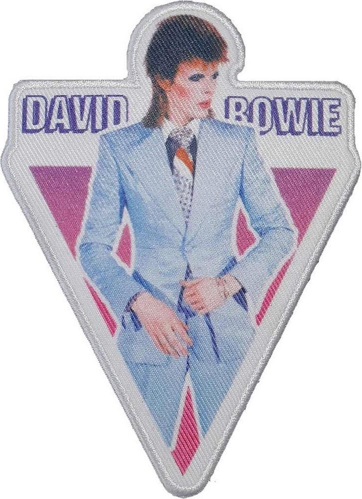 David Bowie - Blue Suit - Patch, Verzamelen, Muziek, Artiesten en Beroemdheden, Kleding, Nieuw, Ophalen of Verzenden