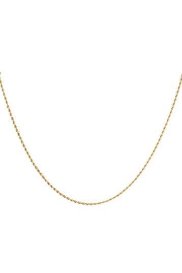 Goudlief Ketting gedraaid dun - goud kleur-2.0mm (Kettingen), Verzenden, Nieuw, Zilver, Overige materialen