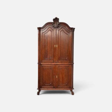 Hoekkast - Hoekkabinet, hoekkast, cornercabinet - Eik -
