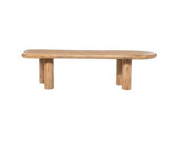 Eettafel Nigel 300x120cm - bruin | Eleonora, Ophalen of Verzenden, Nieuw