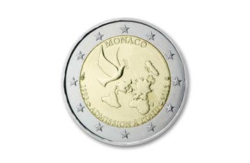 2 euro 20 jaar lidmaatschap Verenigde Naties 2013 - Monaco, Verzenden
