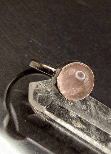 Ring Risveglio ambachtelijk, met verstelbare maat, in 925