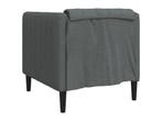 vidaXL Fauteuil - Stof - Donkergrijs - 69x76,5x74,5 cm, Verzenden, Nieuw