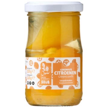 Souq Gekonfijte Citroen 210g, Verzenden, Nieuw