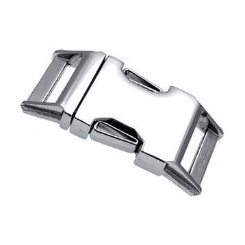 Paracord metalen buckle / sluiting - Silver - Ergonomisch ro, Hobby en Vrije tijd, Kralen en Sieraden maken, Ophalen of Verzenden