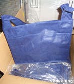 80x Postman bag blauw met hengsel