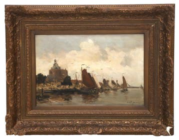 Willem G.F. Jansen (1871-1949), Dromedaris te Enkhuizen