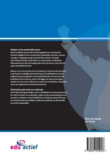 Werken in de commerciële sector / Scoren.info 9789037244953, Verzenden, Gelezen, Edu Actief