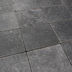 Getrommelde keramische vloertegels antraciet  20x20, Verzenden, Nieuw