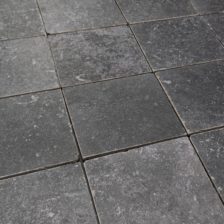 Getrommelde keramische vloertegels antraciet  20x20, Doe-het-zelf en Verbouw, Tegels, Nieuw, Verzenden