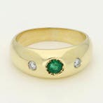 Ring - 14 karaat Geel goud Diamant (Natuurlijk), Nieuw