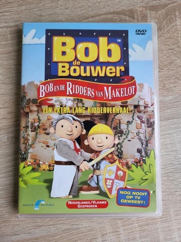 DVD - Bob De Bouwer - Bob En De Ridders Van Makelot, Avontuur, Gebruikt, Verzenden, Alle leeftijden