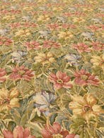 Tessuto gobelin floreale anni Settanta – storico Molteni -, Antiek en Kunst, Curiosa en Brocante