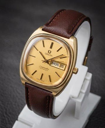 Omega - Vintage Seamaster Automatic Day-Date – Gold-Tone, Nieuw