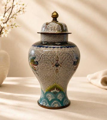 Vaas - Emaille - China