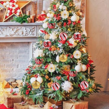 Set van 6 Kerstballen - 6cm Diameter - Decoratieve Kerstboom, Diversen, Kerst, Verzenden, Nieuw