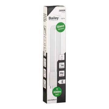 Bailey LED PL-S 3W/830/2P | vervangt Philips PL-S 7W/830/..., Ophalen of Verzenden, Nieuw