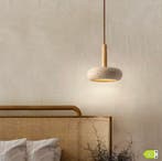Travertijn Hanglamp – Moderne Natuursteen LED Binnenlamp, Verzenden, Nieuw