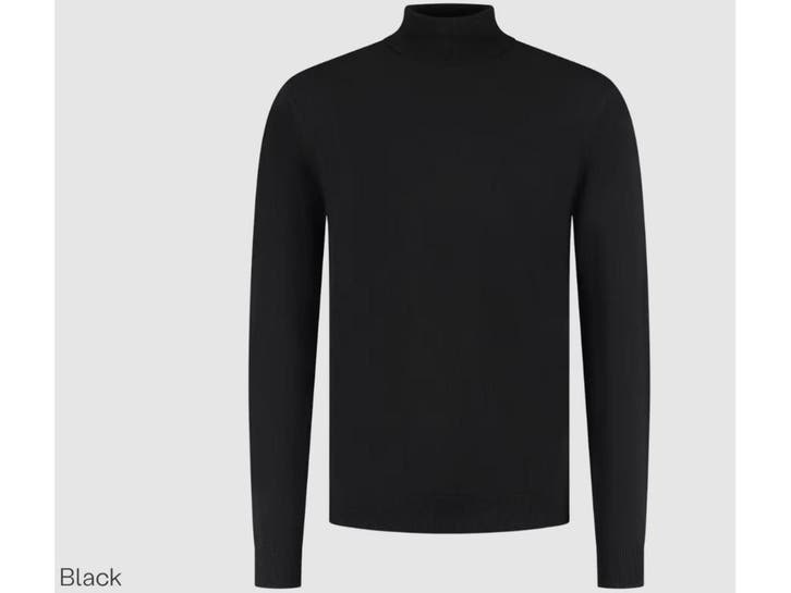 Boston Brothers Coll Pullover | Heren - Maat XXL - Zwart, Huis en Inrichting, Overige Huis en Inrichting, Nieuw, Verzenden