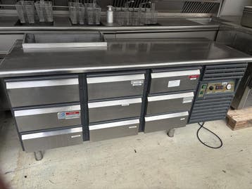 Afinox AX503 Koelwerkbank, Ophalen of Verzenden, Gebruikt