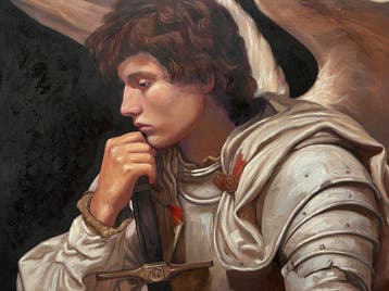 Svnder (XXI) - L’arcangelo in armatura, Antiek en Kunst, Kunst | Schilderijen | Klassiek