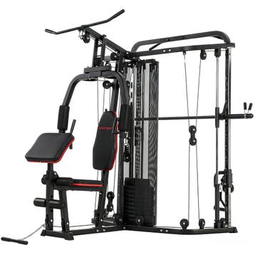 Kraftstation Fitnessstation Met 65kg Gewichten, Latzug, Butt, Sport en Fitness, Verzenden, Nieuw