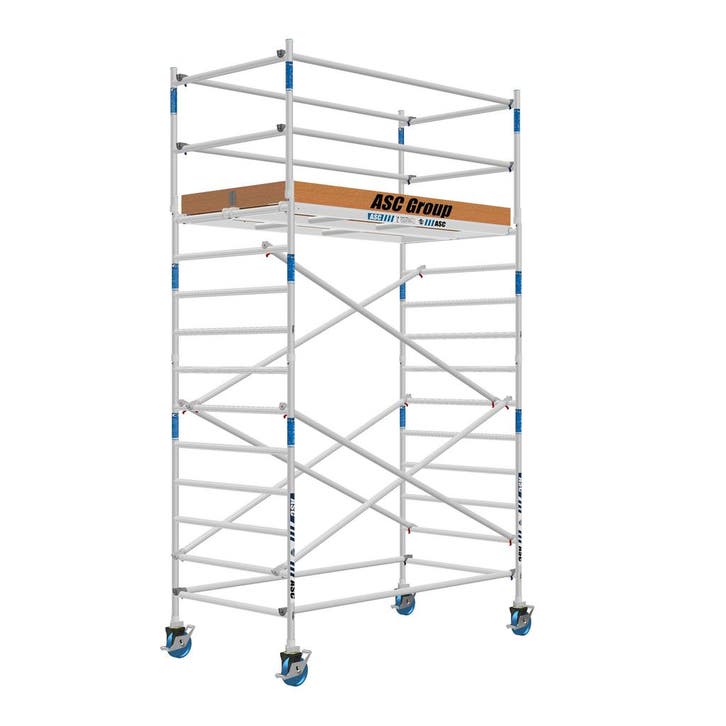 ASC Rolsteiger 135 x 5.2 mtr werkhoogte, Doe-het-zelf en Verbouw, Steigers, Rolsteiger of Kamersteiger, Nieuw, 2 tot 5 meter, Verzenden