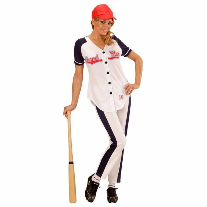 All Star Honkbal Vrouw Kostuum, Kleding | Dames, Carnavalskleding en Feestkleding, Nieuw, Ophalen of Verzenden