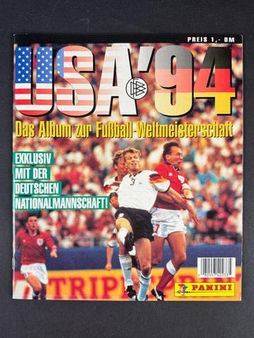 1994 Panini USA 94 World Cup, in edizione Tedesca, con, Nieuw