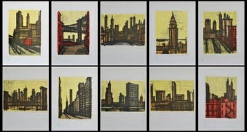 Bernard Buffet (1928-1999) - New York (10 lithographies)