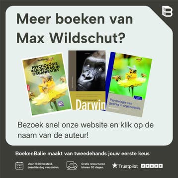 Gedrag en cultuur in organisaties - Max Wildschut, Verzenden, Gelezen, Max Wildschut
