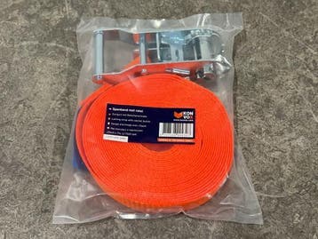 Veiling - 5x Konvox spanband met ratel 25mm x 7m, Nieuw