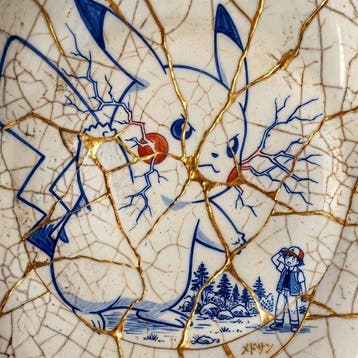 MEDSAN - Kintsugi Pikachu () - UNIQUE WORK