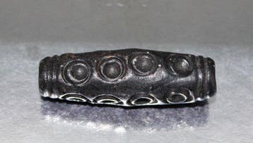 Antiek Boeddhistisch Heilige Tibetaans magnetische steen