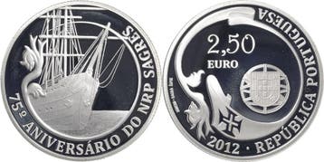 2,50 Euro 2012 Portugal (MuntenenBankbiljetten-Motiefmunten), Verzenden