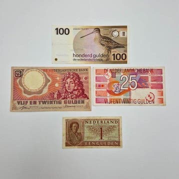 Nederland. - 4 banknotes - various dates - PL68, PL71, PL7,