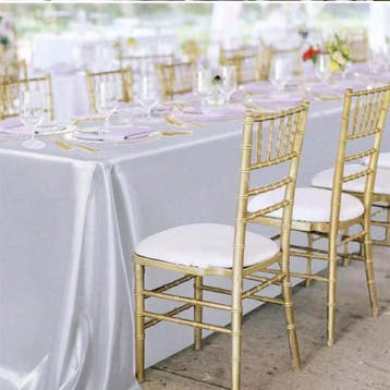 Rechthoekig Satijnen Tafelkleed – Luxe Tafeldecoratie, Verzenden, Nieuw