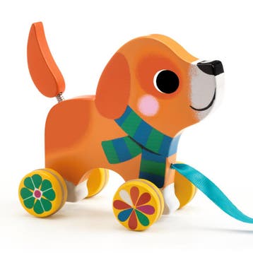 Djeco houten trekspeelgoed Lou - kl van €17,99 voor €16,90, Ophalen of Verzenden, Nieuw
