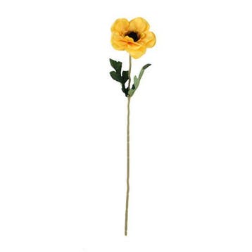 Anemoon Geel Zijdenbloem 48 cm per stuk, Ophalen of Verzenden, Nieuw